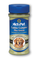Canine complex plus greens, 121.5 Grams